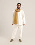 Sweater with round neckline with slits